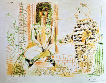 Pablo Picasso Lithograph Coa Signed Numbered By Hand Certified 180 Copies #