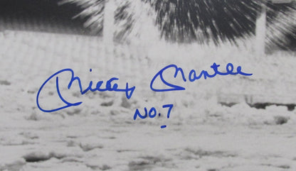 Mickey Mantle Hof Autographed 16X20 Snow Ball