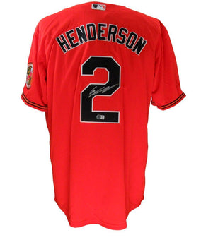 Gunnar Henderson Baltimore Orioles Signed Nike Xl