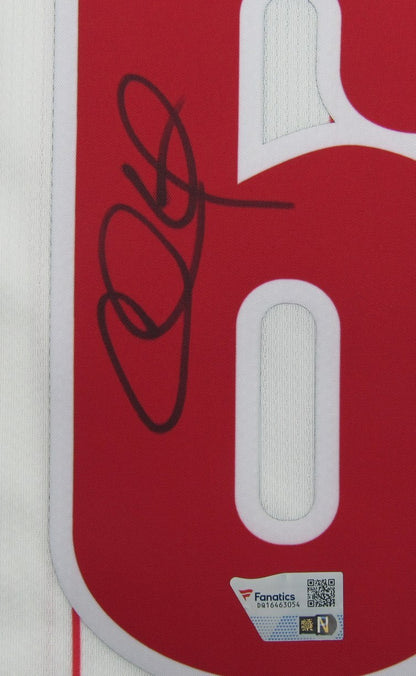 Chase Utley Signed White Nike Baseball Jersey Phillies Size Xl Fanatics 187375