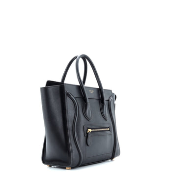 Celine Luggage Bag Smooth Leather Micro