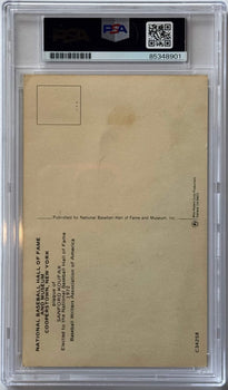 Sandy Koufax Autographed Hall Of Fame Plaque Postcard (Psa)