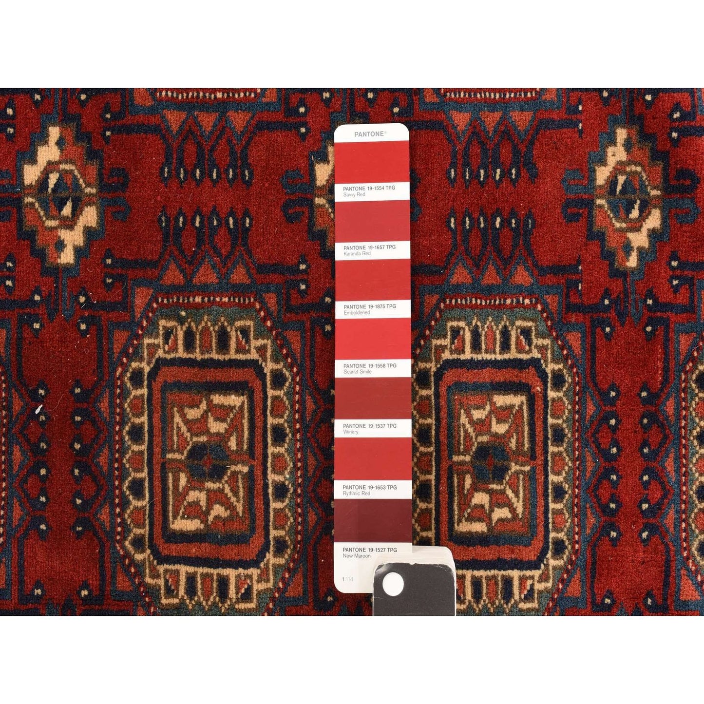 6'10"X9'7" Angels Red Antique Tourkaman Clean 100% Wool Hand Knotted Rug