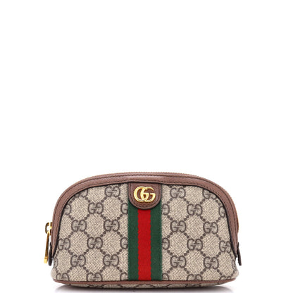 Gucci Ophidia Cosmetic Case Gg Coated Canvas Medium