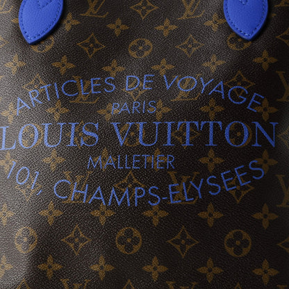 Louis Vuitton Neverfull Tote Limited Edition Ikat Monogram Canvas With Leather