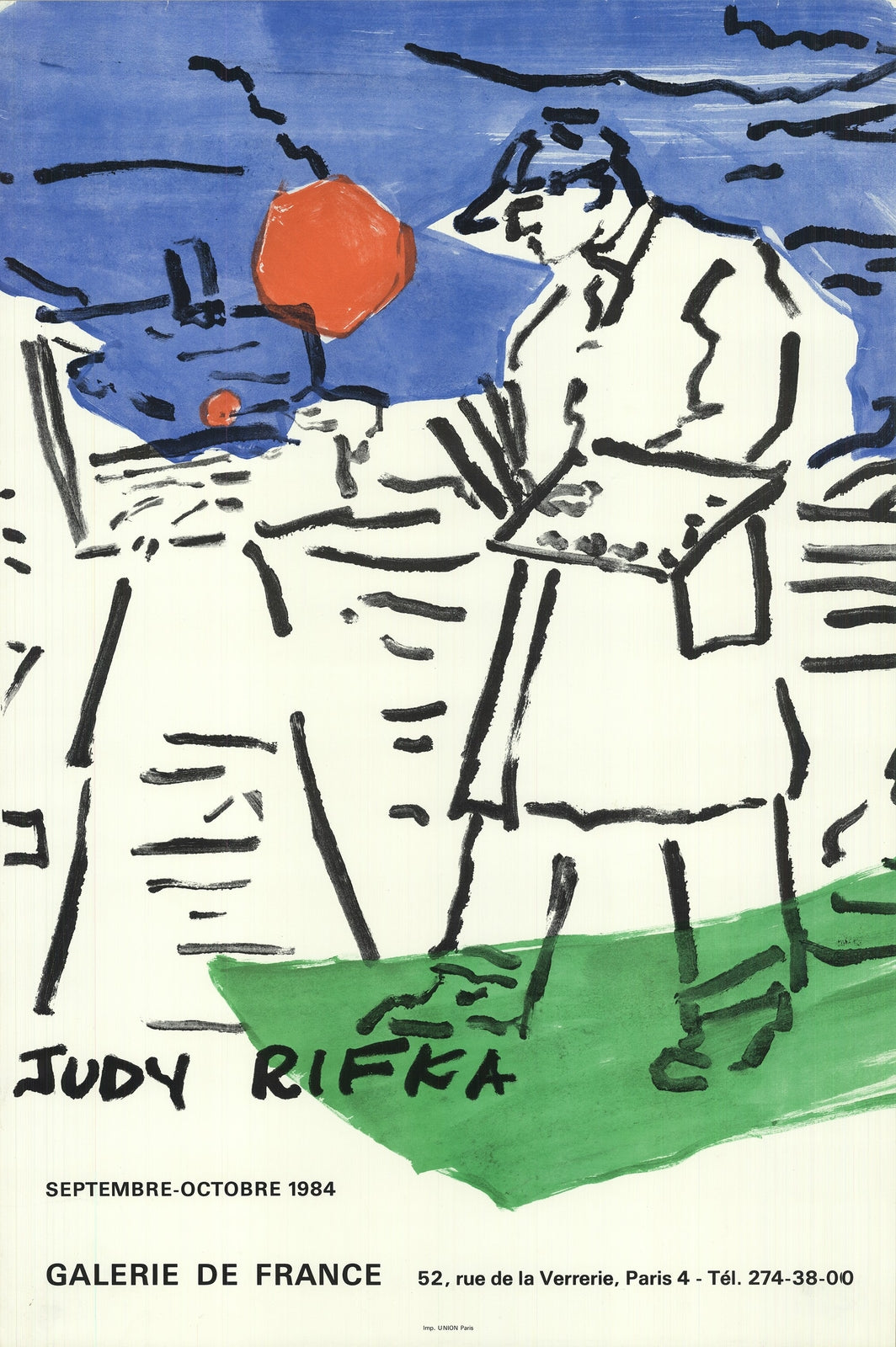 Judy Rifka Galerie De France " Offset Lithograph Contemporary
