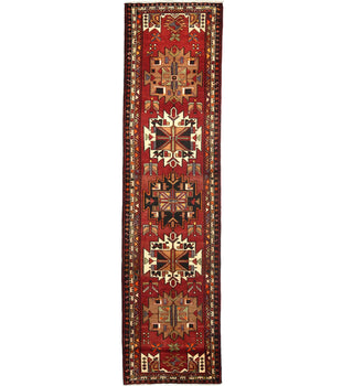 Wool Tribal Geometric Oriental Runner Rug