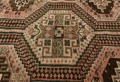 Semi-Antique Tribal Design Wool Oriental Rug