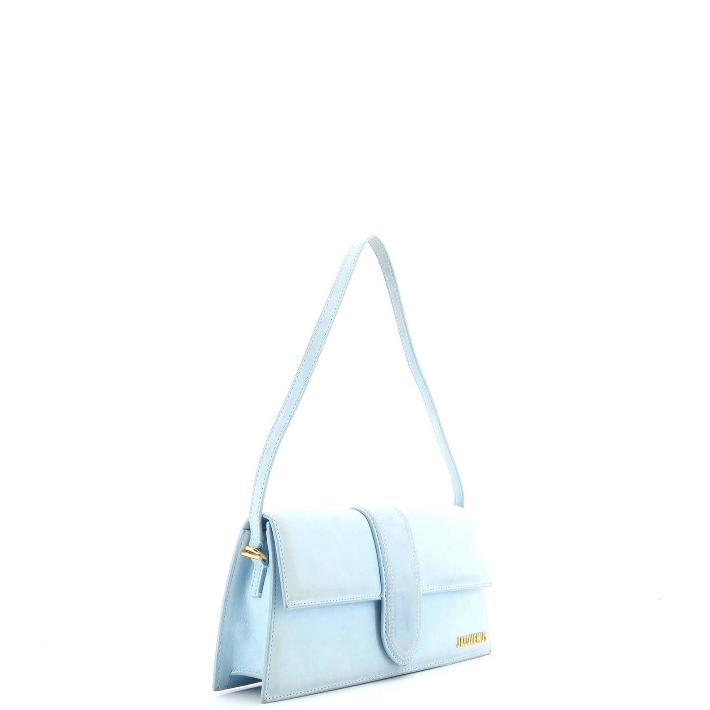 Jacquemus Le Bambino Flap Shoulder Bag Suede Long