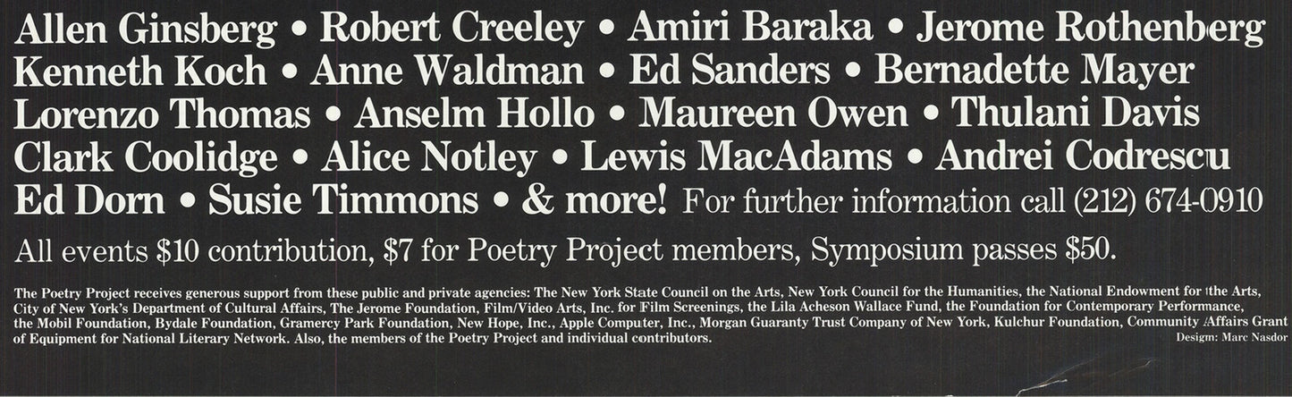 Jasper Johns Alphabets Signed " Offset Lithograph Pop Art Black