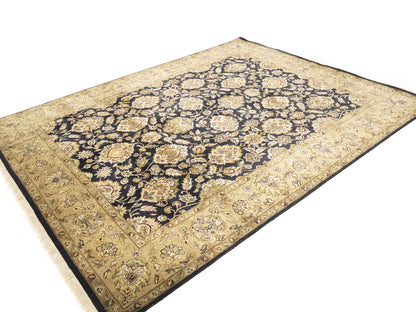 8X10 Ft Handmade Agra Jaipur Oriental Rug Thick
