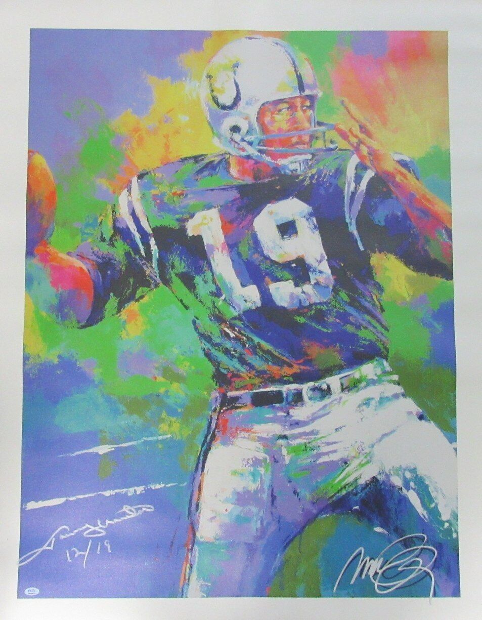 Johnny Unitas Hof Signed/Autographed 36X45.5