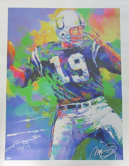 Johnny Unitas Hof Signed/Autographed 36X45.5