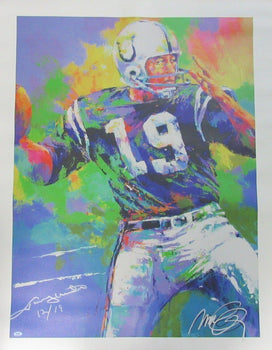 Johnny Unitas Hof Signed/Autographed 36X45.5