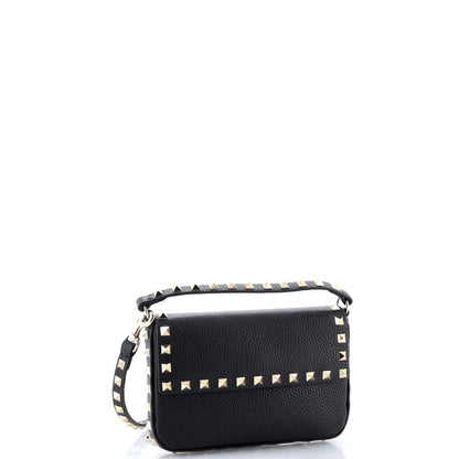 Valentino Garavani Rockstud Top Handle Crossbody Pouch Leather Mini
