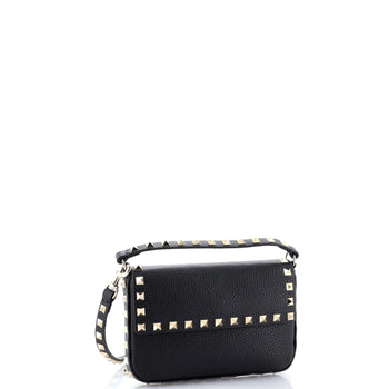 Valentino Garavani Rockstud Top Handle Crossbody Pouch Leather Mini