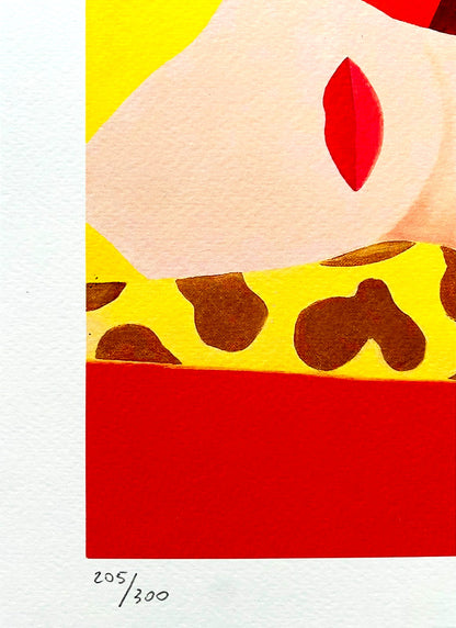 Tom Wesselmann Lithograph Handmade Coa Signed Op Numbered A Hand