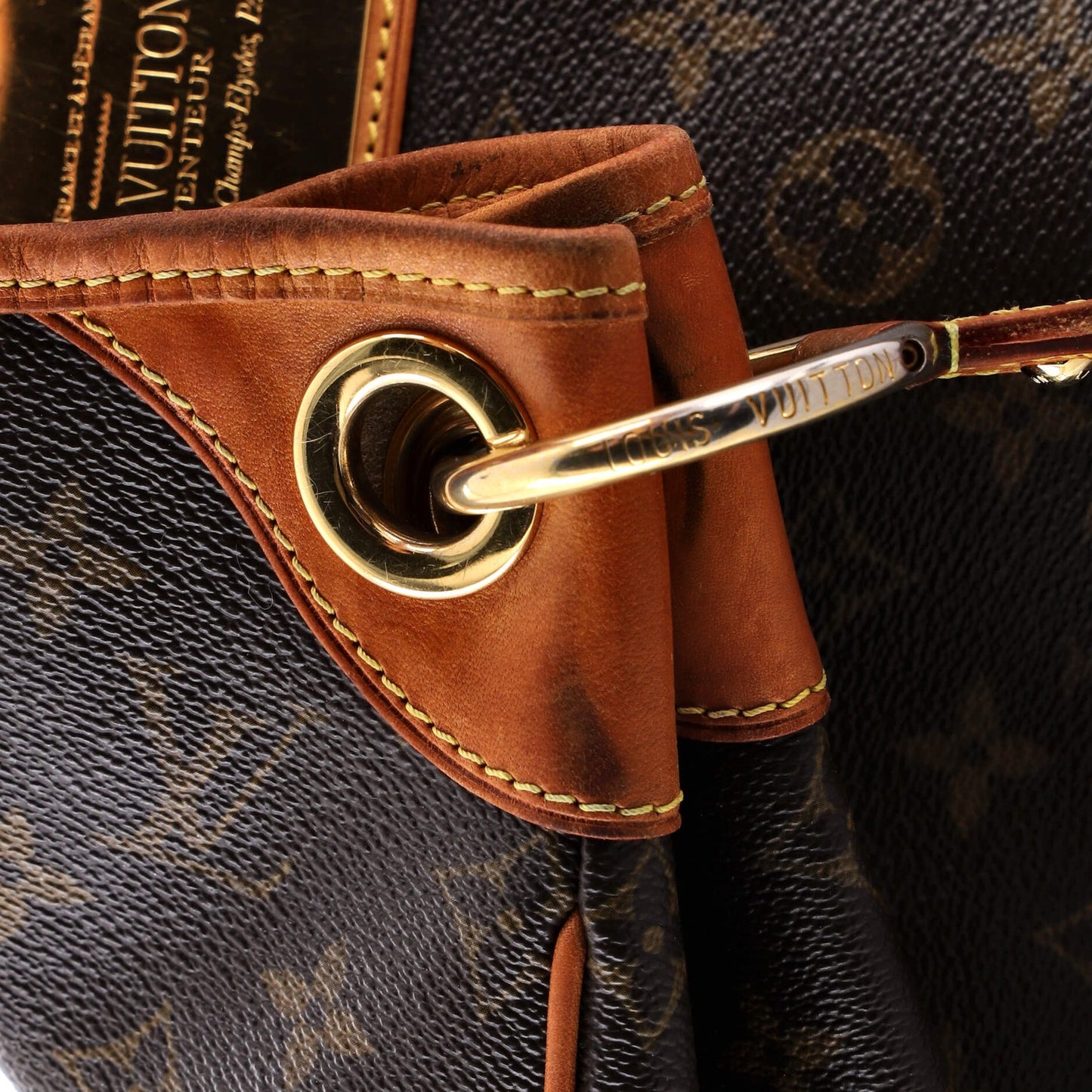 Louis Vuitton Galliera Handbag Monogram Canvas Pm