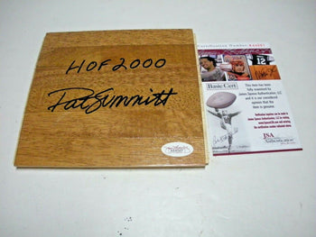 Pat Summitt Tennessee Volunteers,Hof 2000 Jsa/Coa
