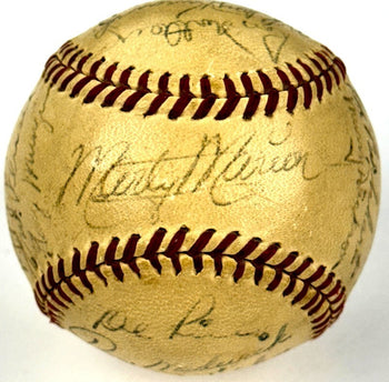 1947 St Louis Cardinals Team Signed Baseball (23)