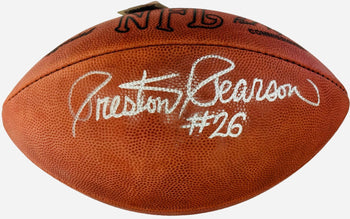 Preston Pearson Autographed Official Nfl Football (Jsa)