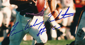 Fran Francis Asbury Tarkenton Hof Autographed