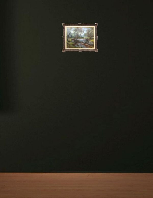 Fedor Denisovic Konstantinov Painting Landscape Of Polenovo Signed Russia Framed