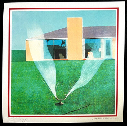 David Hockney Lithograph ( Signed Coa) Hand