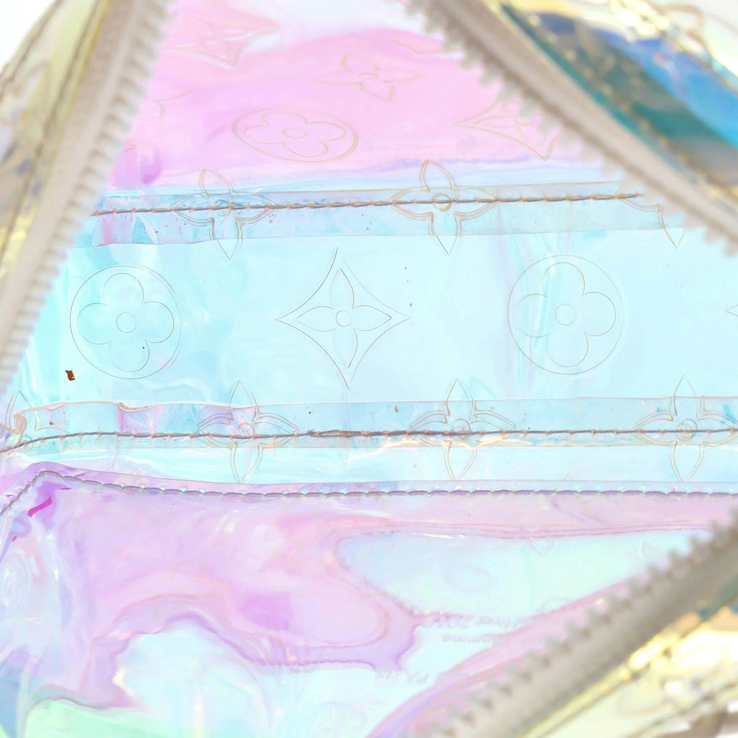 Louis Vuitton Pochette Volga Limited Edition Monogram Prism Pvc