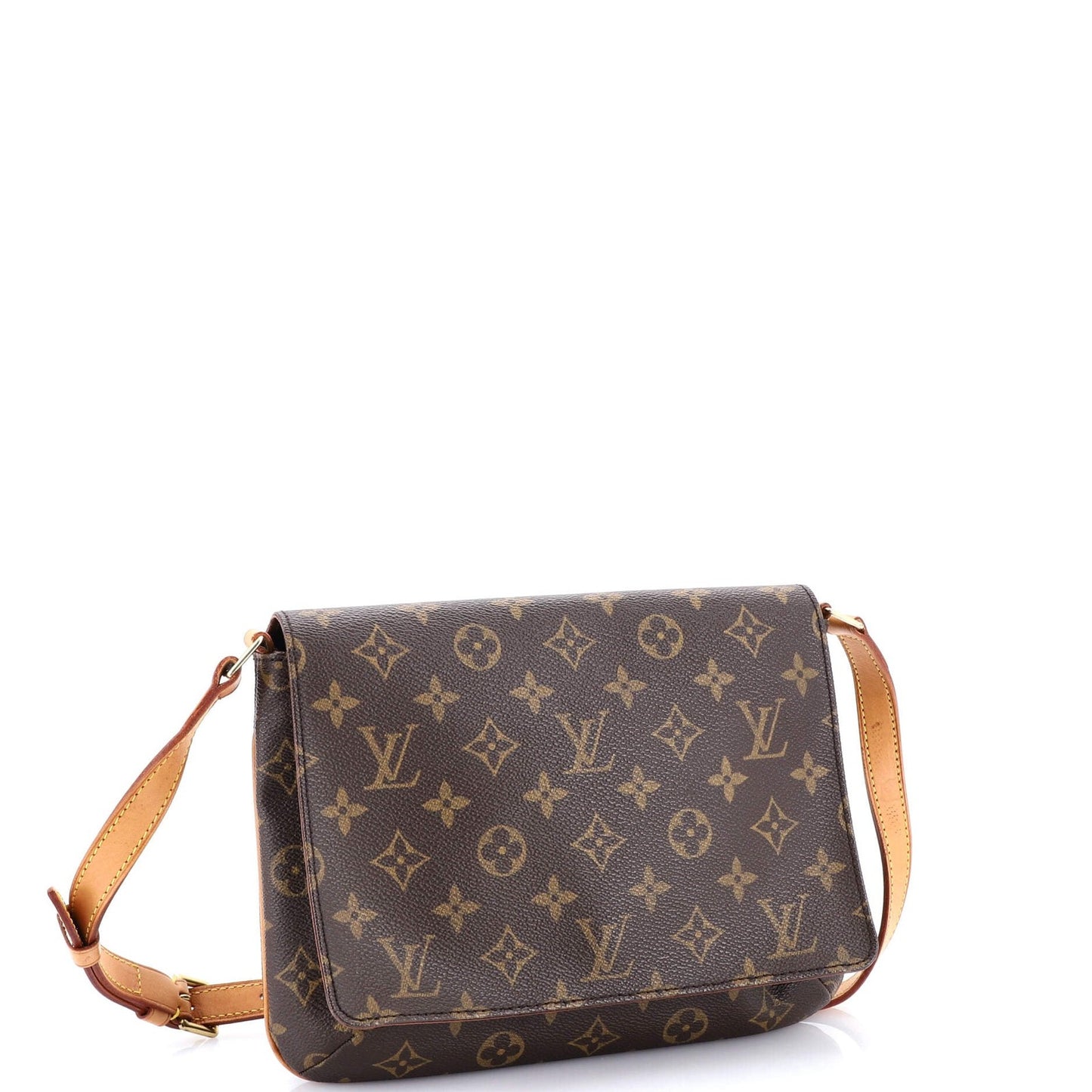 Louis Vuitton Musette Tango Handbag Monogram Canvas