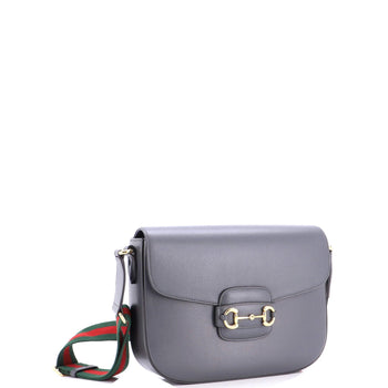 Large Gucci Horsebit 1955 Shoulder Bag Leather