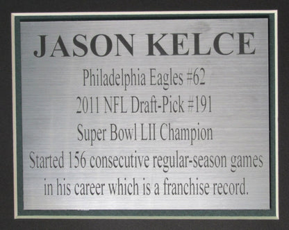 Jason Kelce Unsigned Tribute Photo Collage Framed 186106