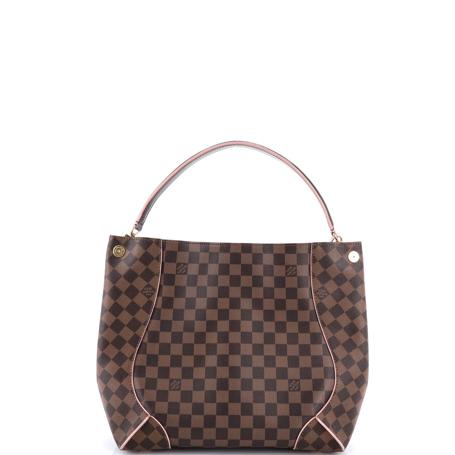 Louis Vuitton Caissa Hobo Damier With Leather