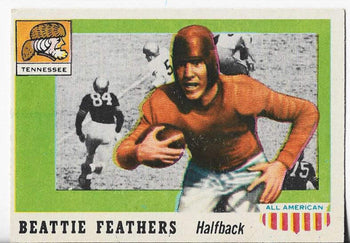 Beattie Feathers 1955 All American Card