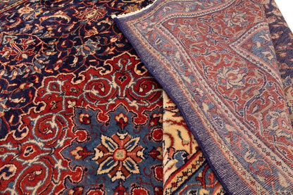 Handmade Vintage Oriental Rug 10X13 Ft Floral