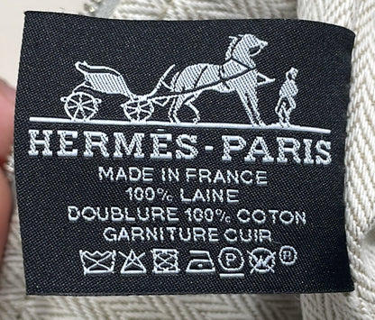 Hermes Bride-A-Brac Travel Case Wool Pm