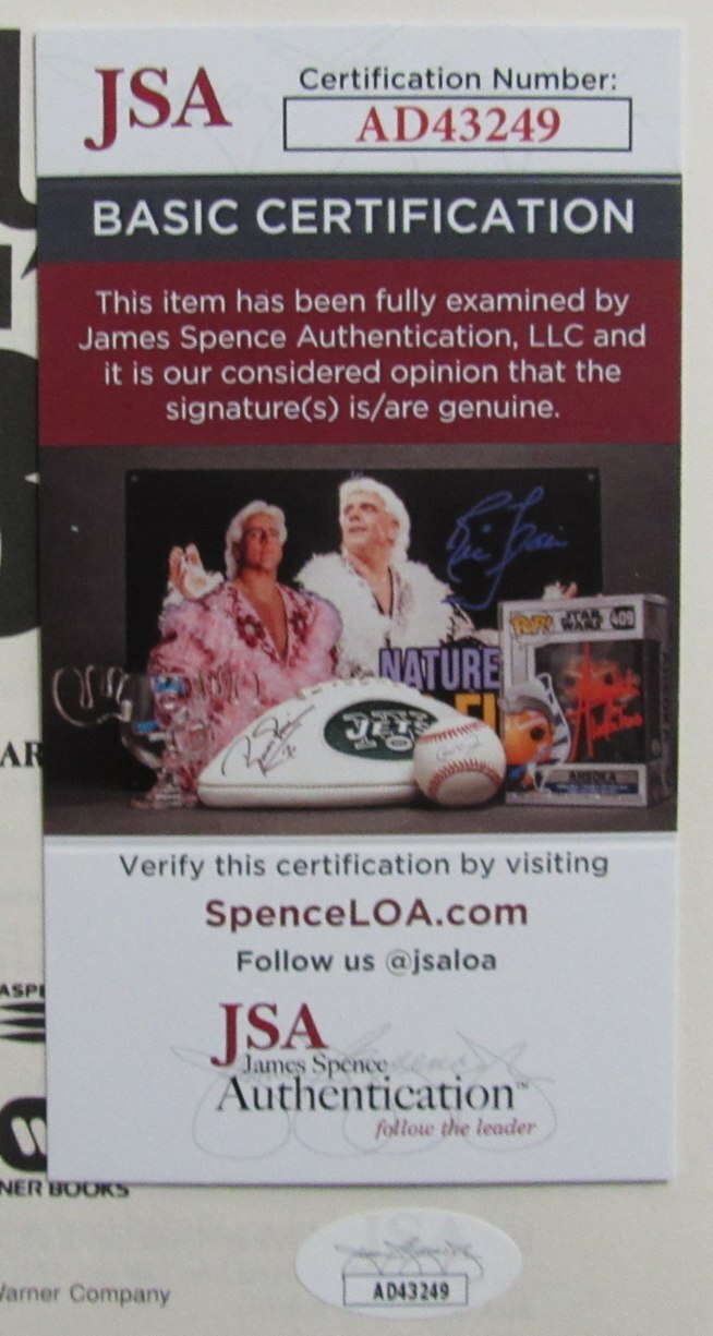 Astronaut Buzz Aldrin Autographed Book "Encounter With Tiber" Jsa