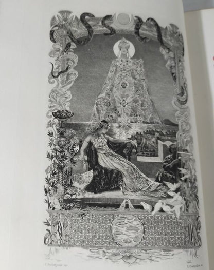 1900 Salammbo Flaubert, Rochegrosse Etchings, 2 Vol, Ferroud Limited 600