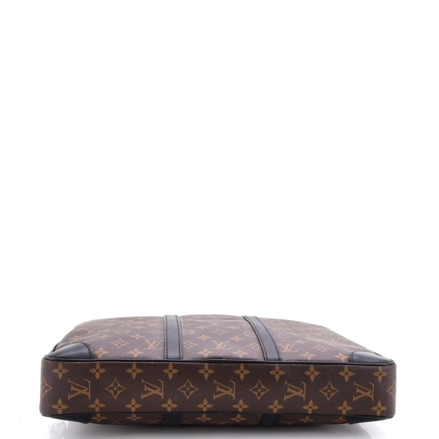 Louis Vuitton Porte-Documents Voyage Bag Macassar Monogram Canvas