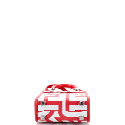 Fendi X Marc Jacobs Sunshine Shopper Tote Printed Leather Mini