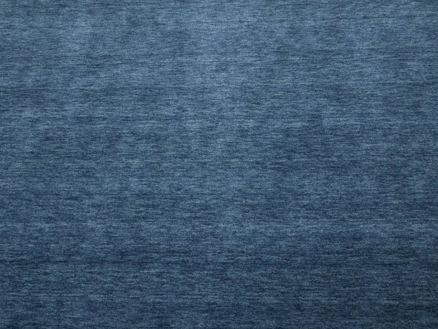Steel Blue Solid Design Hand-Loomed 8X8 Gabbeh