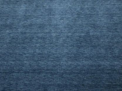 Steel Blue Solid Design Hand-Loomed 8X8 Gabbeh