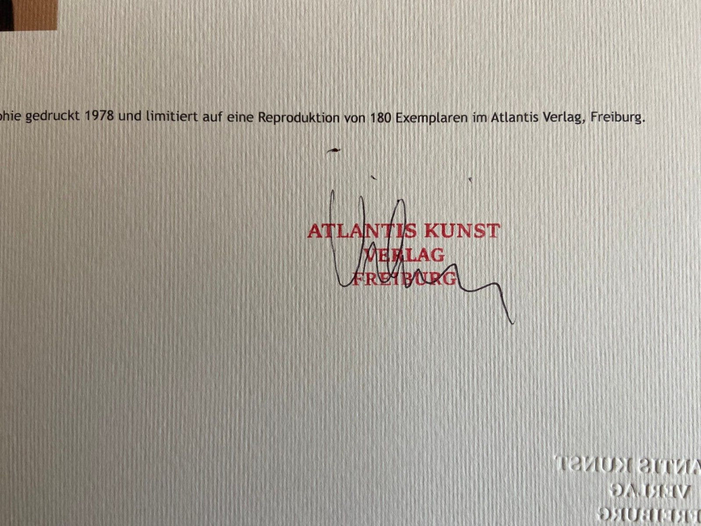 Edgar Degas Lithograph Coa Signed Numbered 180 Certified Stamp