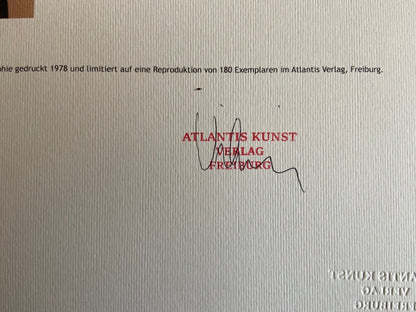 Edgar Degas Lithograph Coa Signed Numbered 180 Certified Stamp