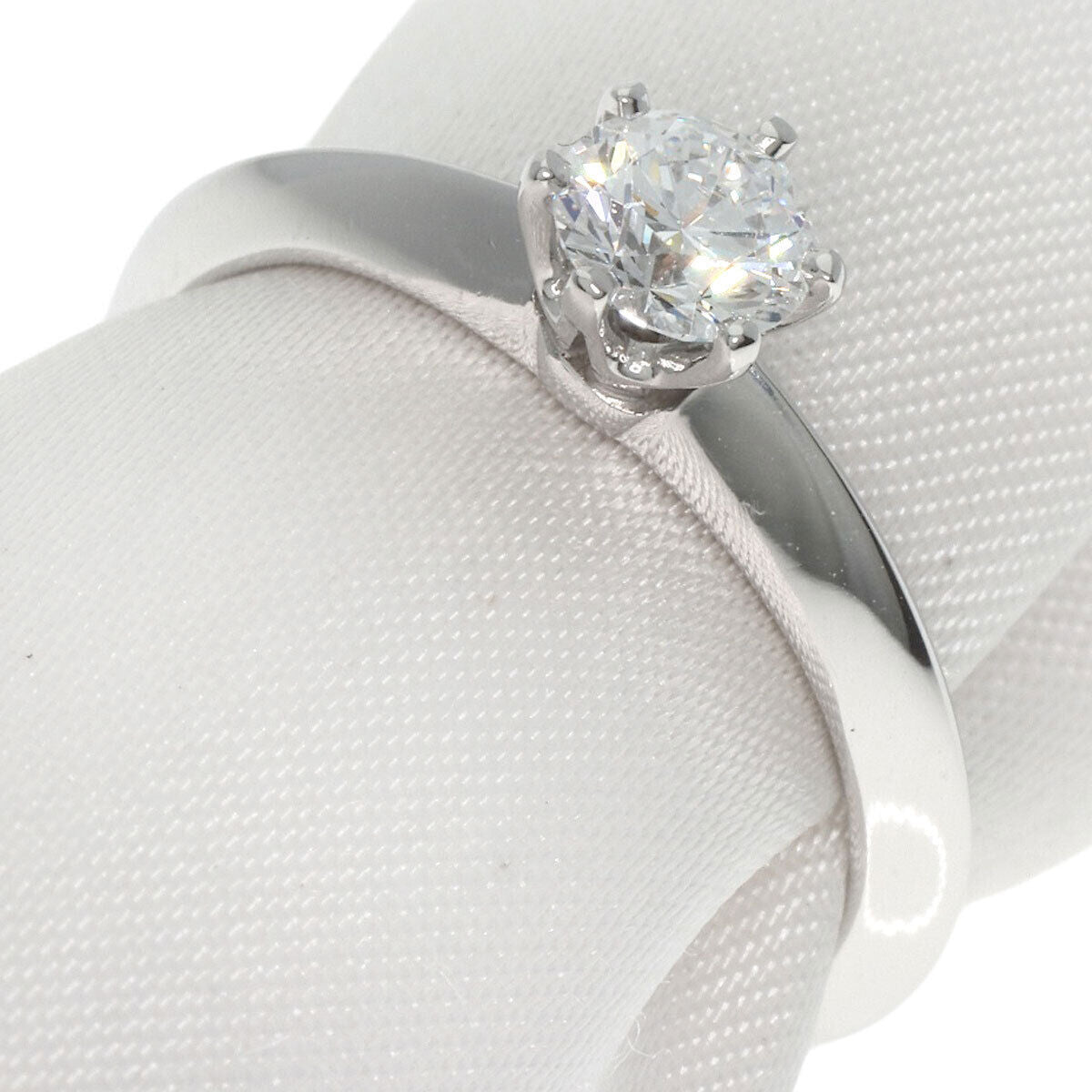 Tiffany&Co.   Ring Solitaire Diamond Platinum