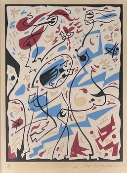 Andr Masson Original Etching Print Daily Magic