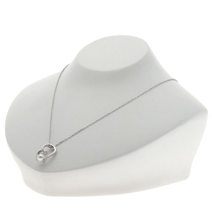 Mikimoto   Necklace Pearl Pearl Heart Motif K18