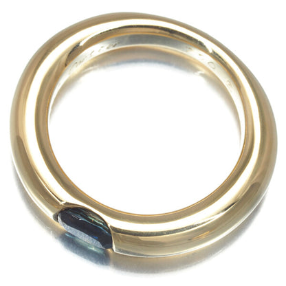 Cartier Ring Sapphire Ellipse Eu52 18K 750 Yellow Gold
