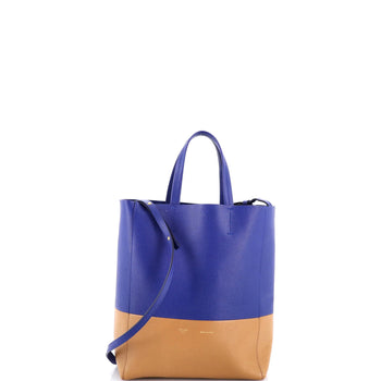 Small Celine Vertical Bi-Cabas Tote Grained Calfskin