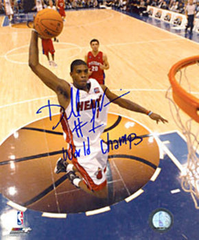 Dorell Wright Autographed/Signed 16X20 Photo World Champs